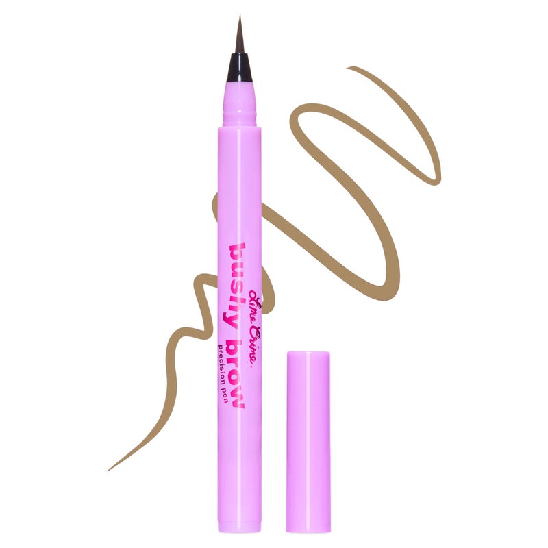 Lime Crime Bushy Brow Pen Dirty Blonde Taupe Blonde  Thin Precision Eyebrow Pencils Define Shape Build Fill In  Flick Up  Eyebrow Filler for Natural Looking Brows  Vegan  CrueltyFree